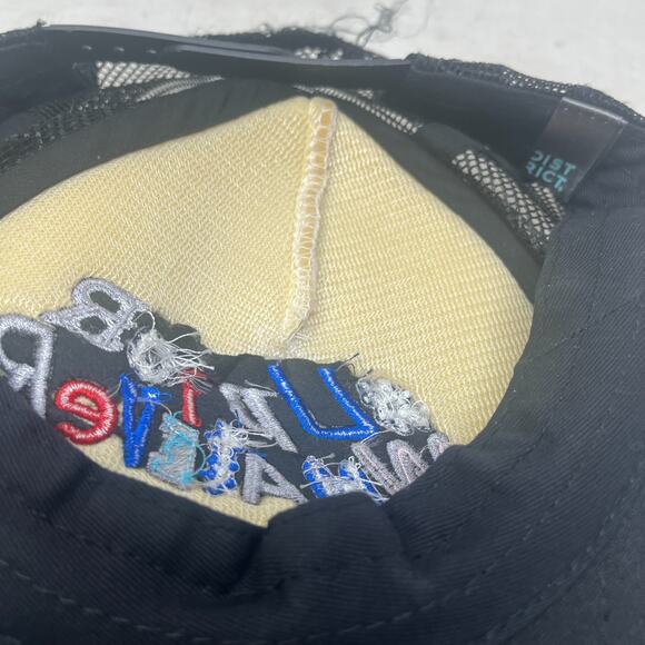 Bud Light #UpForWhatever Snapback Trucker Hat White Black Mesh Cap Beer Promo - Picture 5 of 14